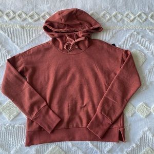 Workout Hoodie | Cropped Hoodie | 90° Degree Reflex | Burnt Orange | Hoodie